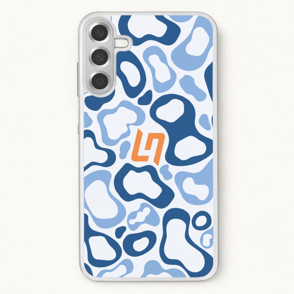 Norris Helmet Pattern - Blue Phone Case