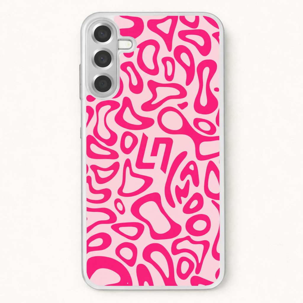 Norris Helmet Pattern - Pink Phone Case
