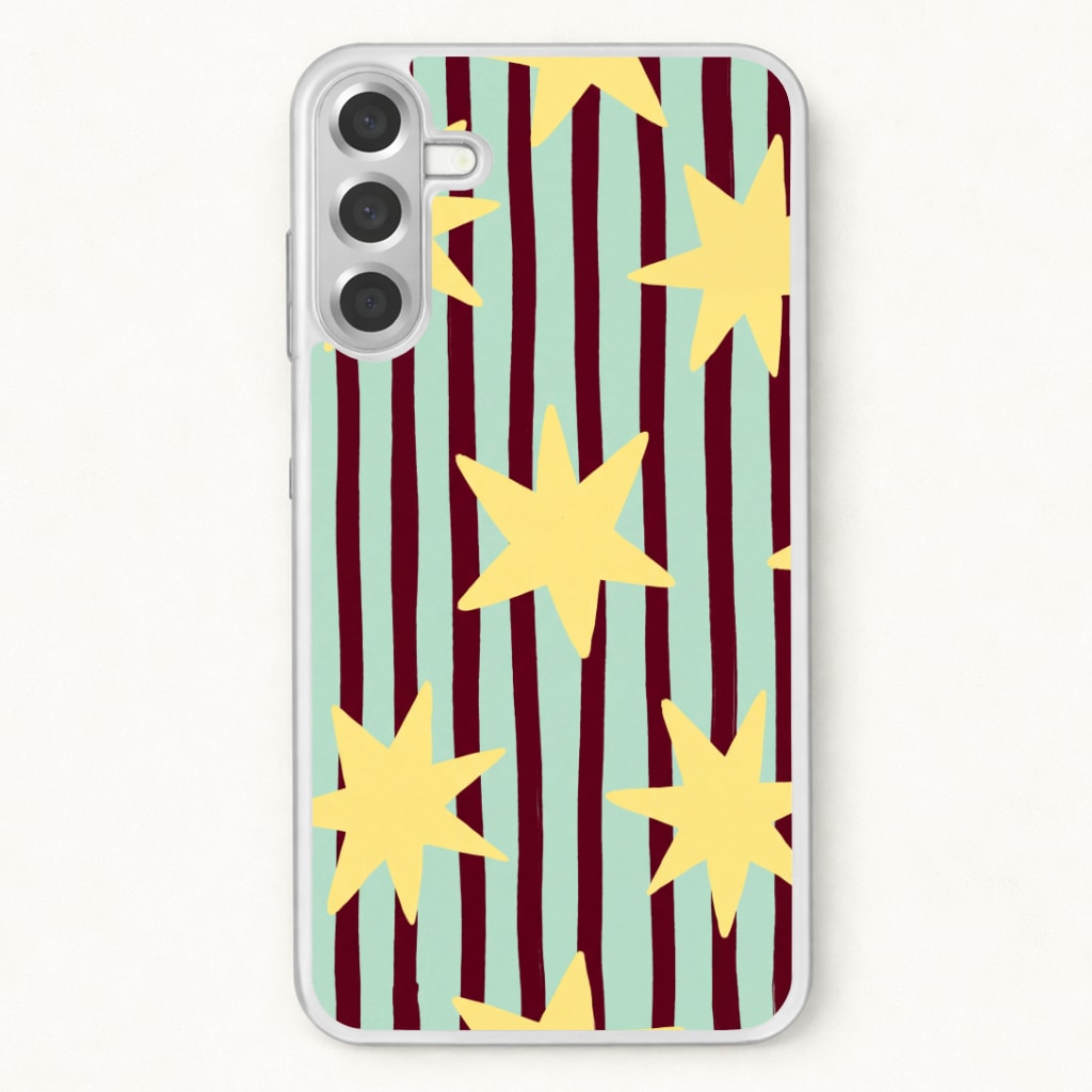 Butter Stars On Stripes Phone Case