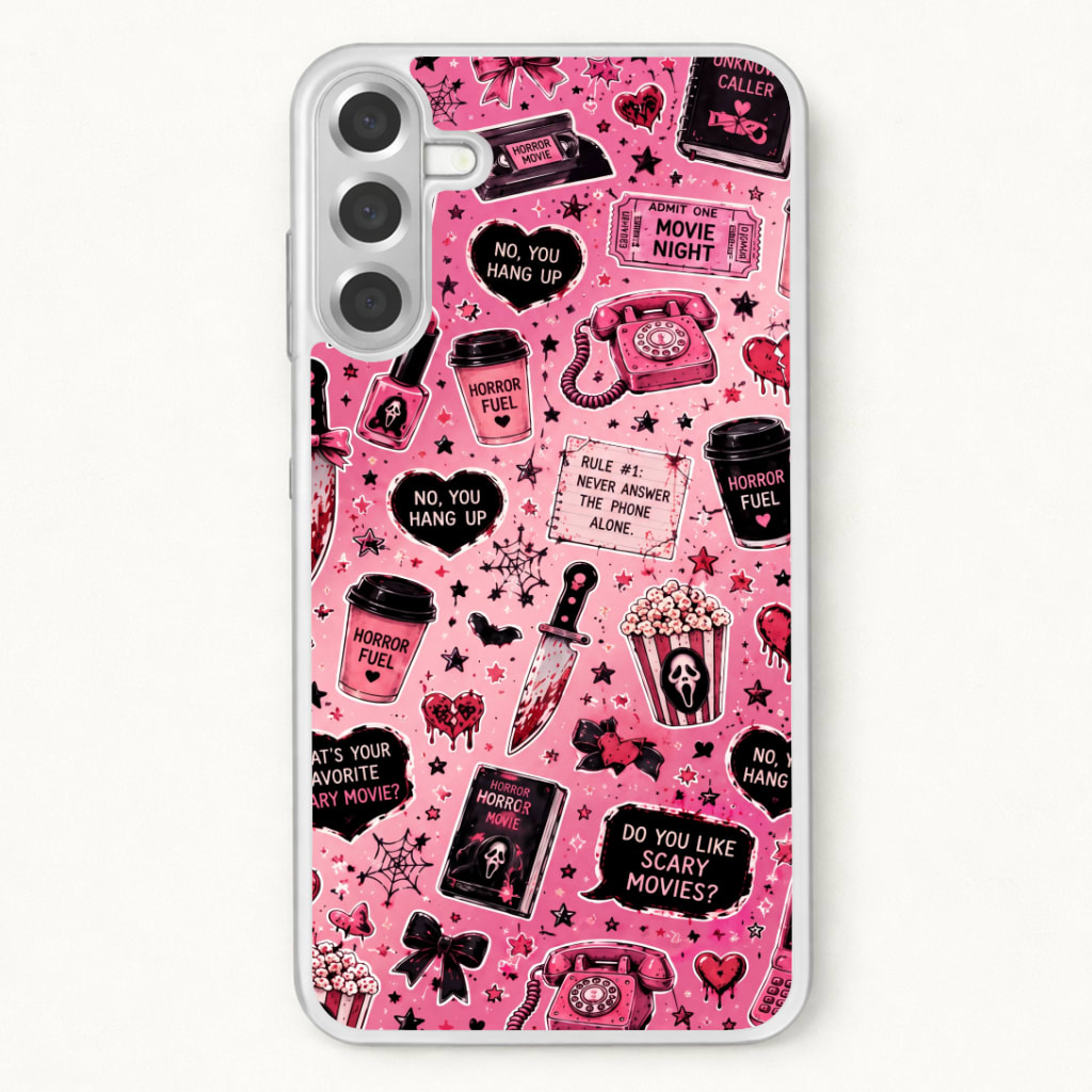 Horror Movie Pink Pattern Phone Case