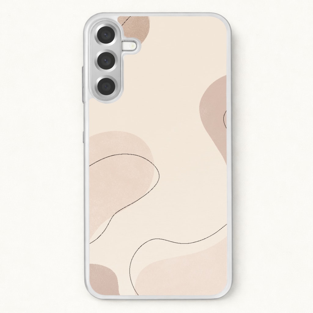 Abstract Beige Phone Case