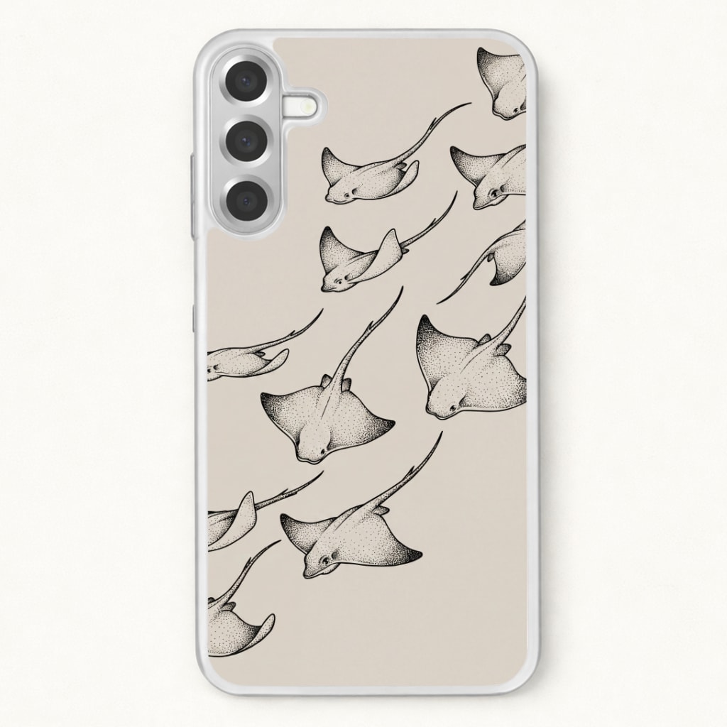 Stippled Stingray Scatter Phone Case