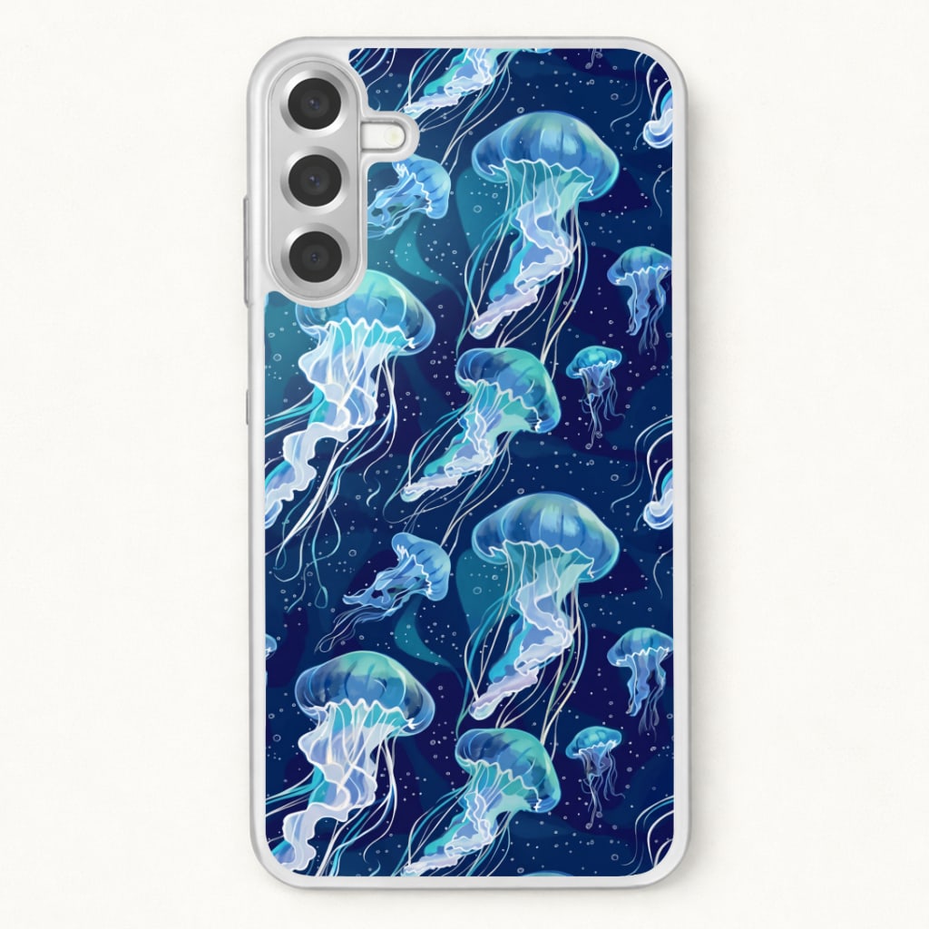 Glowing Jellyfish Drift Phone Case