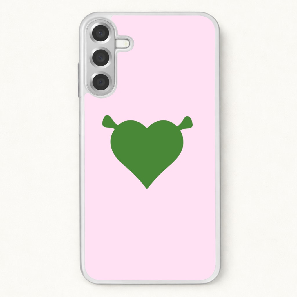 Green Ogre Heart Phone Case