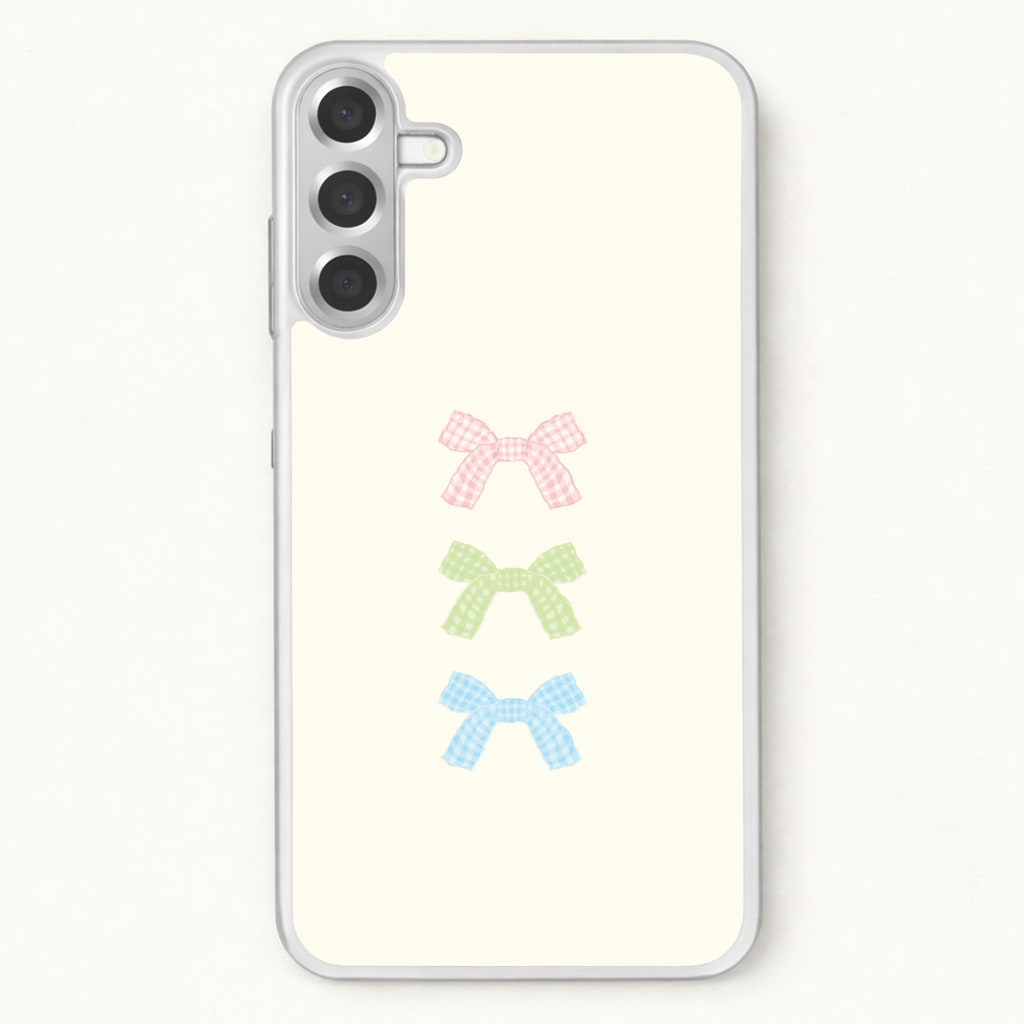 Gingham Tiered Ties Phone Case