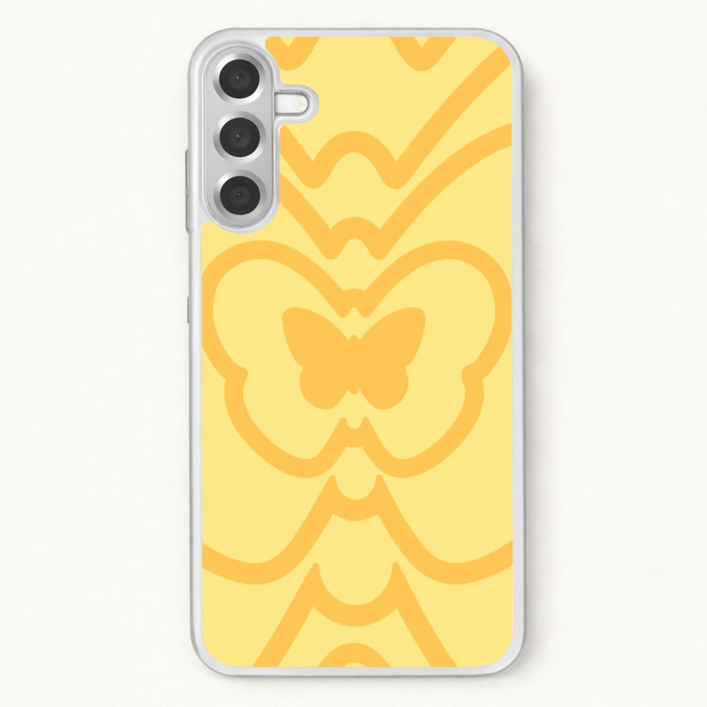Abstract Orange Butterfly Phone Case