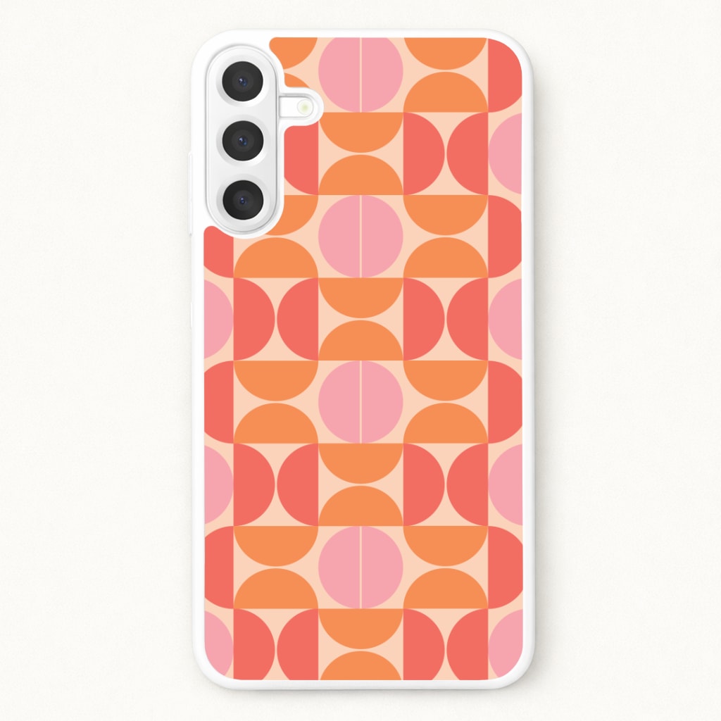 Retro Semi Circles Pattern Phone Case