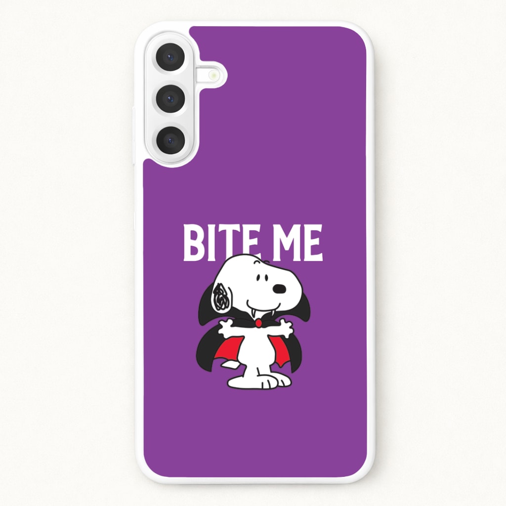Bite Me Cartoon Beagle Phone Case