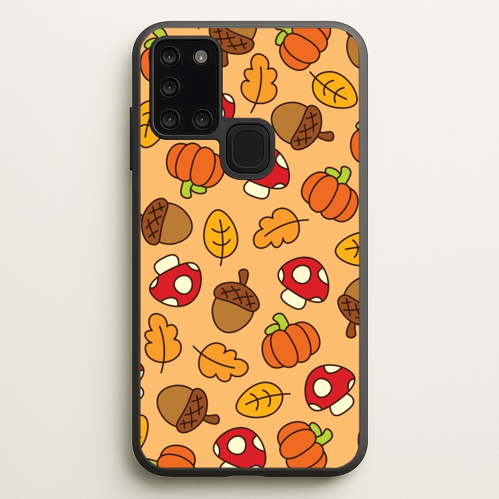 Cartoon Autumn Icons Pattern Phone Case