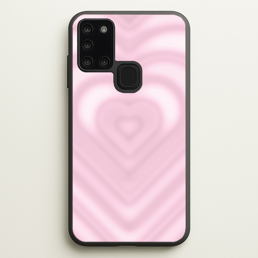 Drippy Love Heart Pink Phone Case