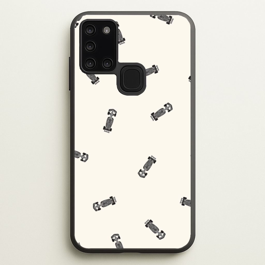 Race Cars Pattern Off White Phone Case