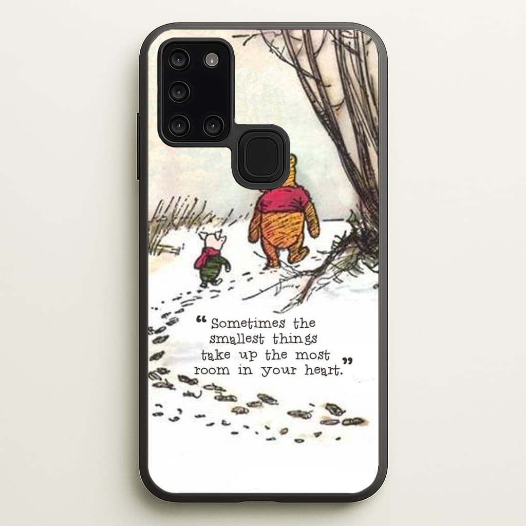 Sometimes The Smallest Things Phone Case - Galaxy A21s / Standard