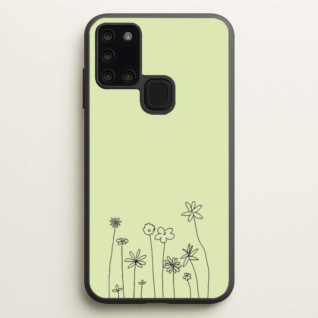 Floral Outline - Floral Phone Case