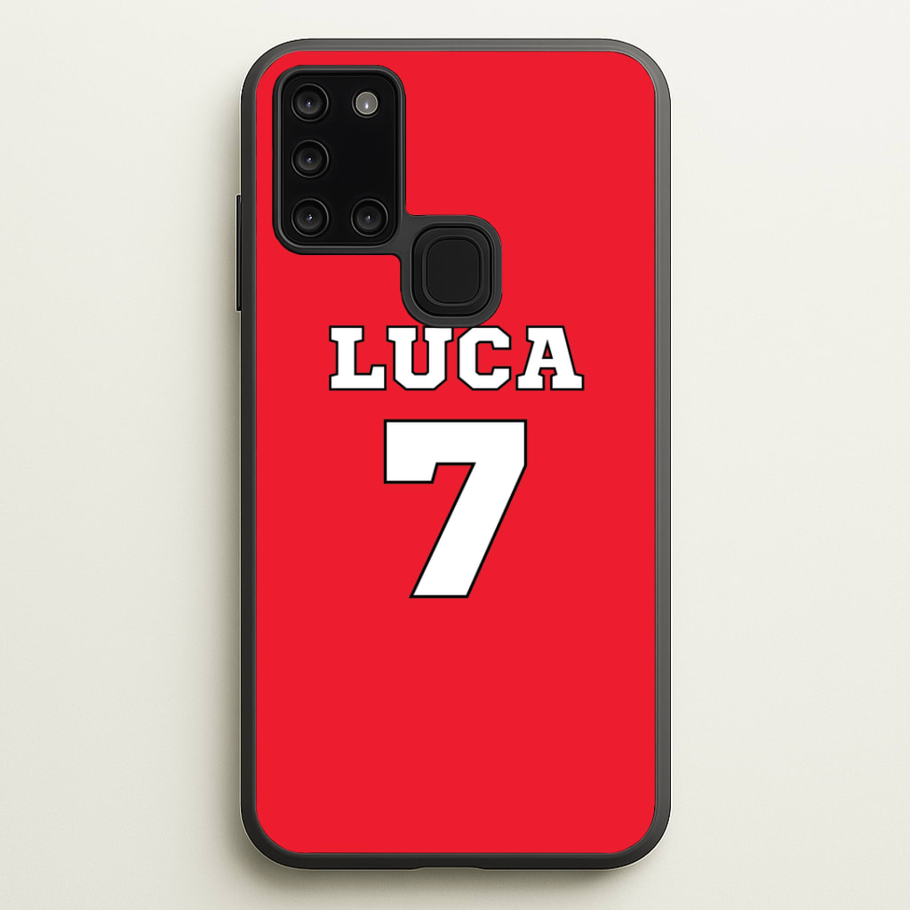 Red - Personalised Football Phone Case
