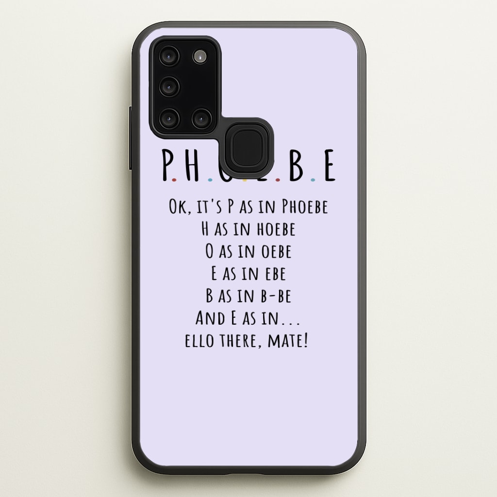 Spelling Phoebe Phone Case