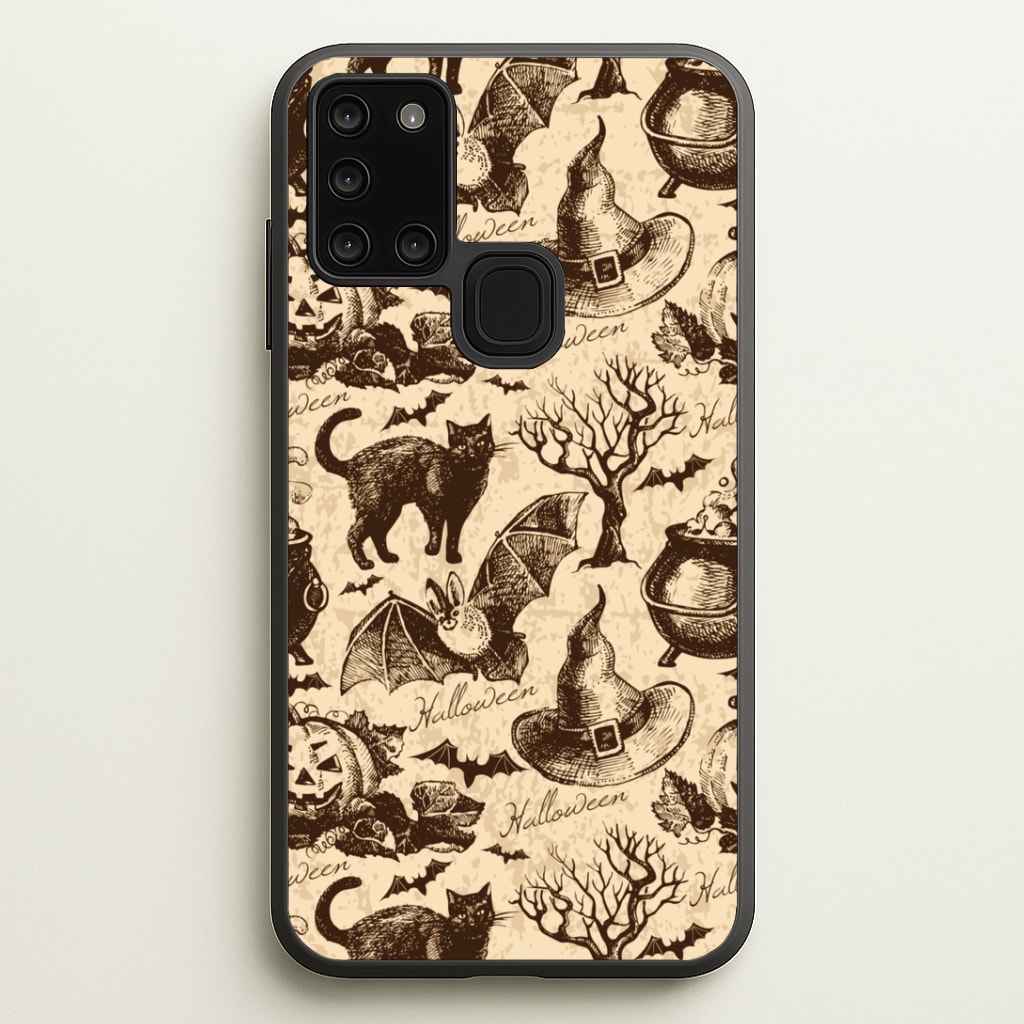 Vintage Halloween Pattern Phone Case