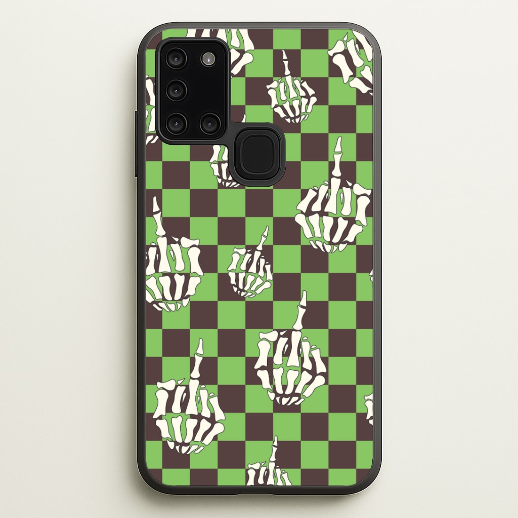 Green Middle Finger Phone Case
