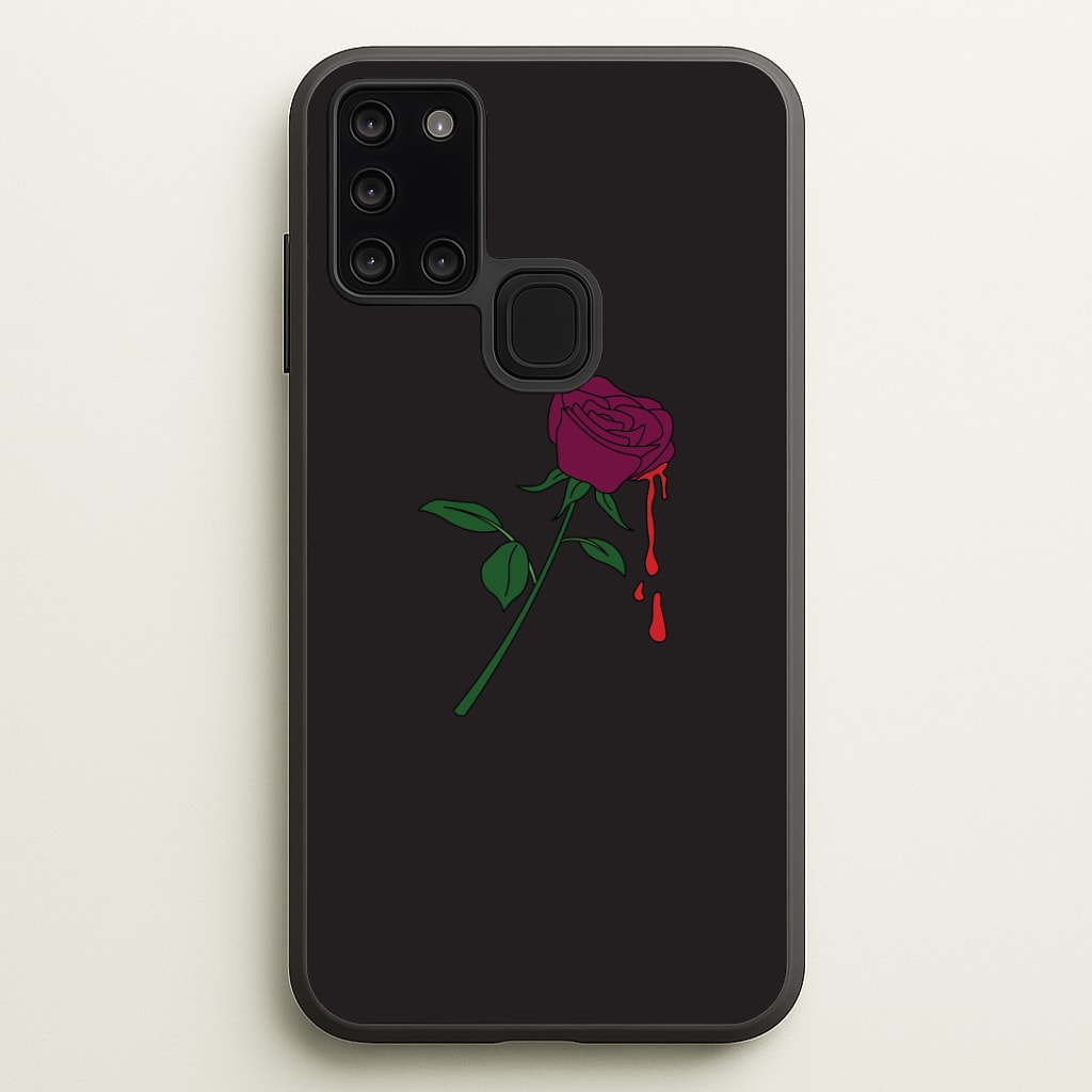 Dark Pink Rose Phone Case