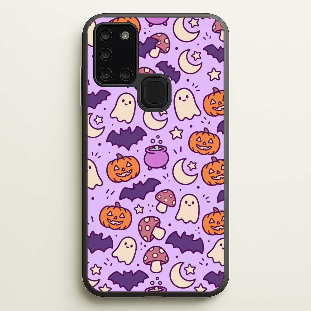 Lilac Witchy Doodles Phone Case