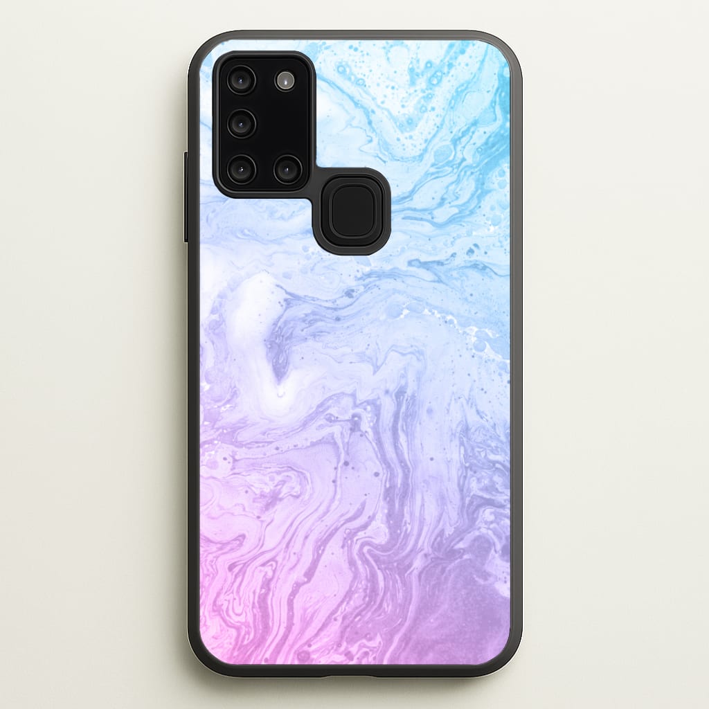 Purple Marble Phone Case - Galaxy A21s / Standard