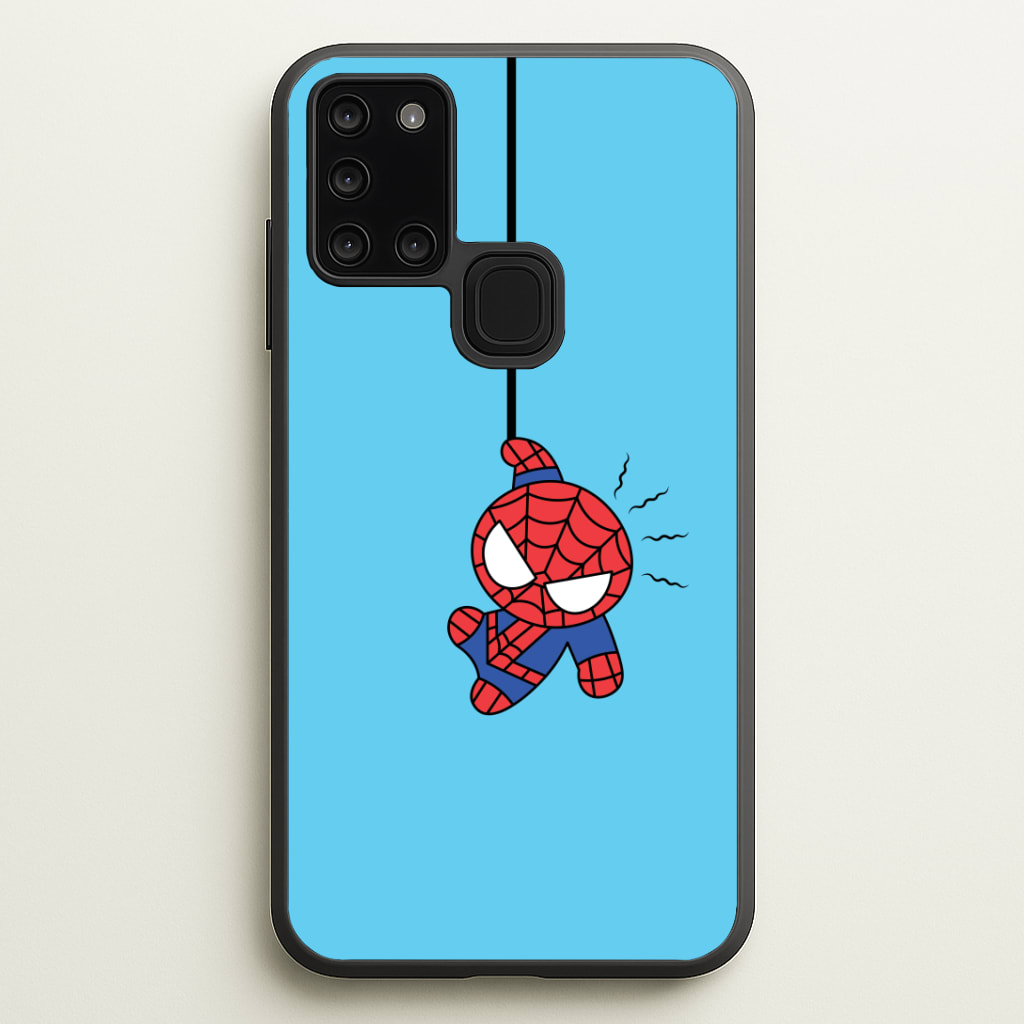 Blue Hanging Spider Hero Phone Case