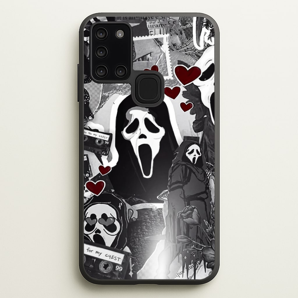 Monochrome Scream Collage Phone Case