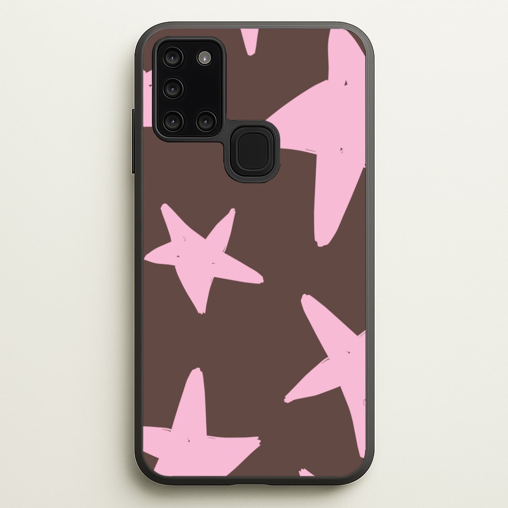 Chocolate & Strawberry Stars Phone Case