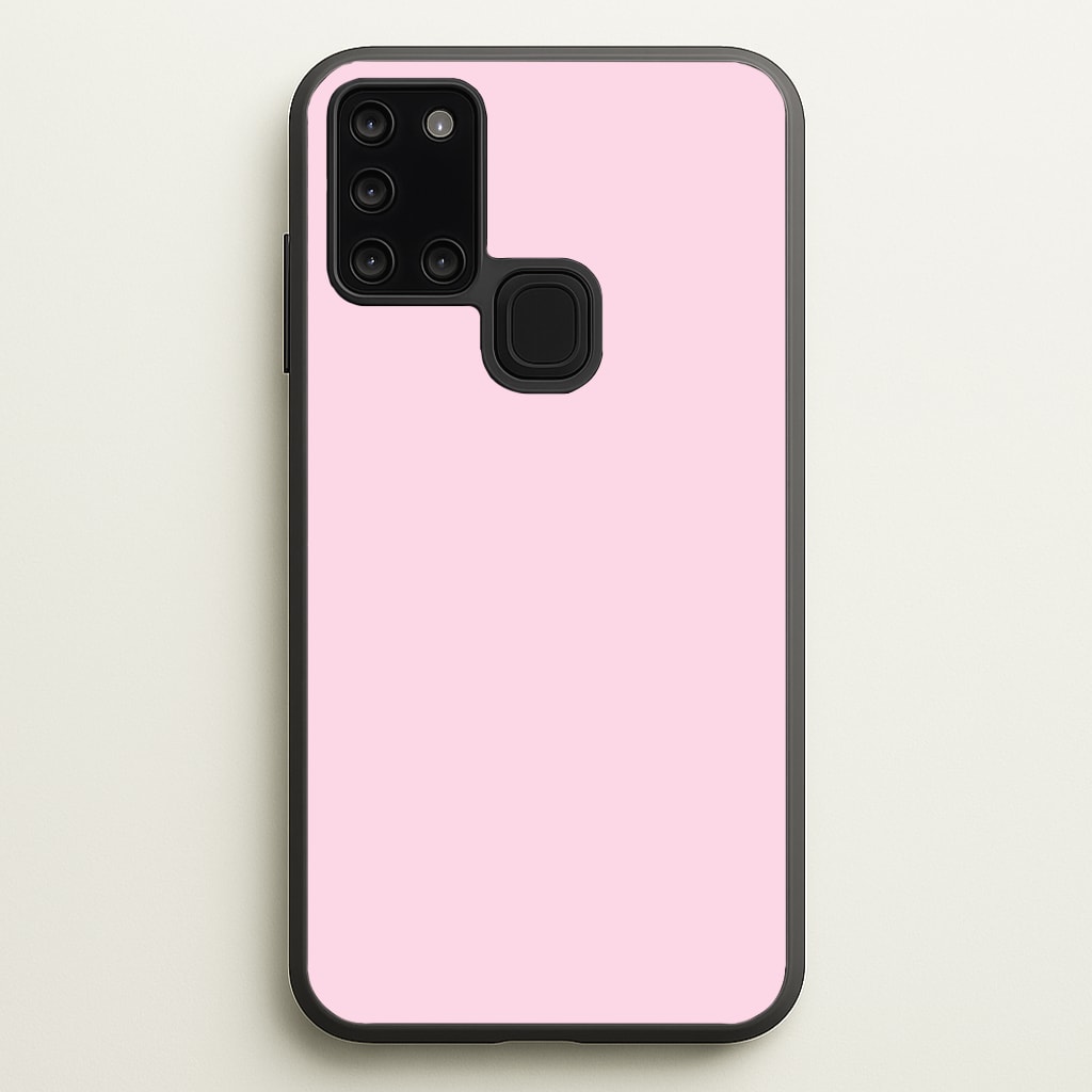 Back To Casics - Pretty Pastels - Plain Pink Phone Case - Galaxy A21s / Standard