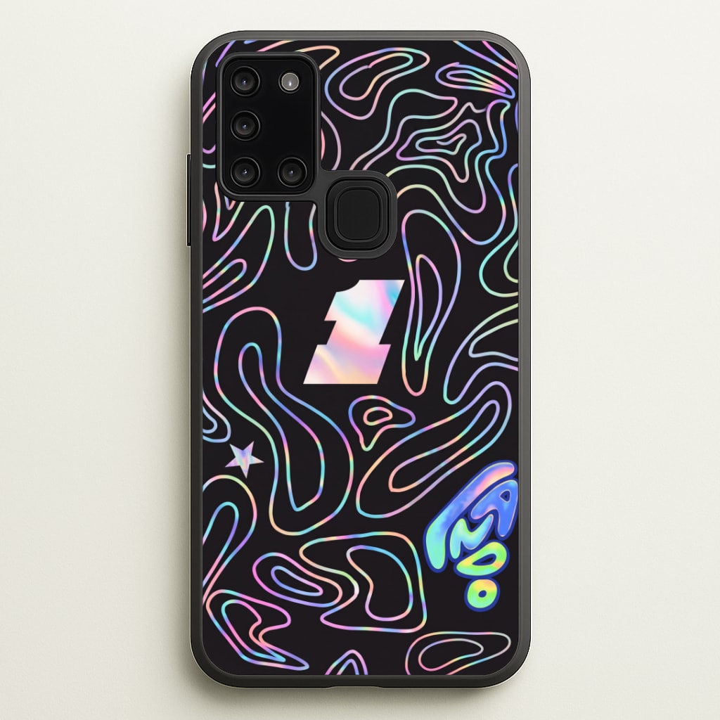 Black and Neon Norris Phone Case