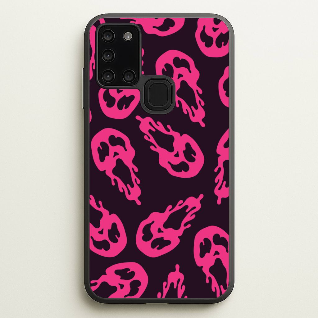Trippy Ghost Face Pattern Phone Case