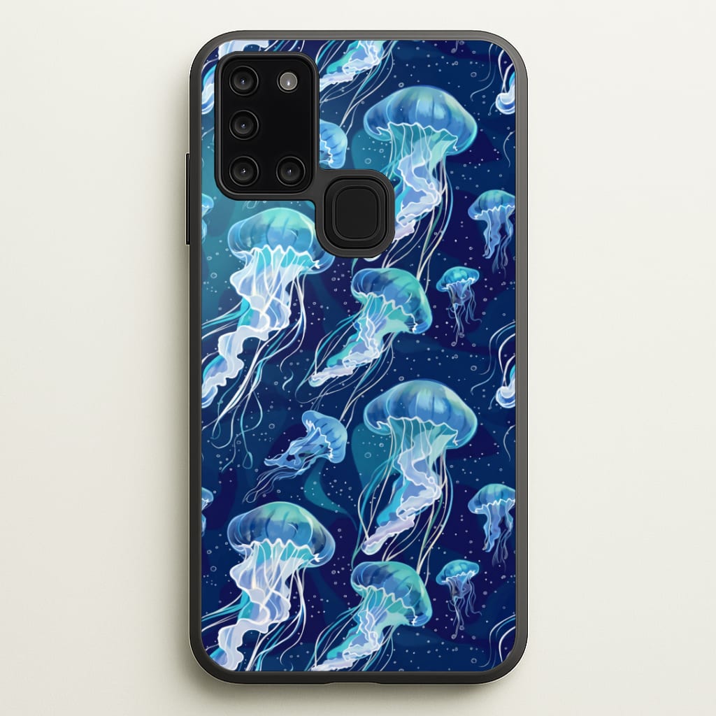 Glowing Jellyfish Drift Phone Case