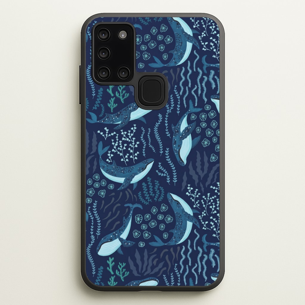 Midnight Whale Reef Phone Case