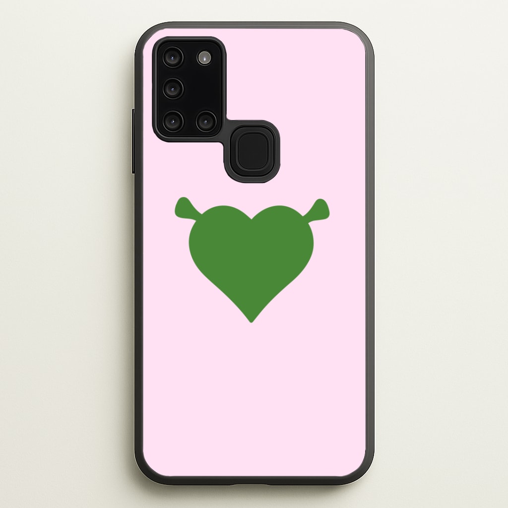 Green Ogre Heart Phone Case