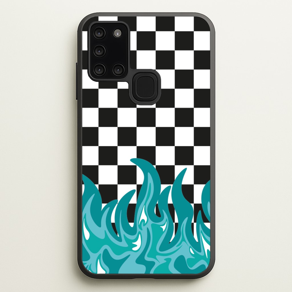 Blue Flame - Skate Aesthetic Phone Case