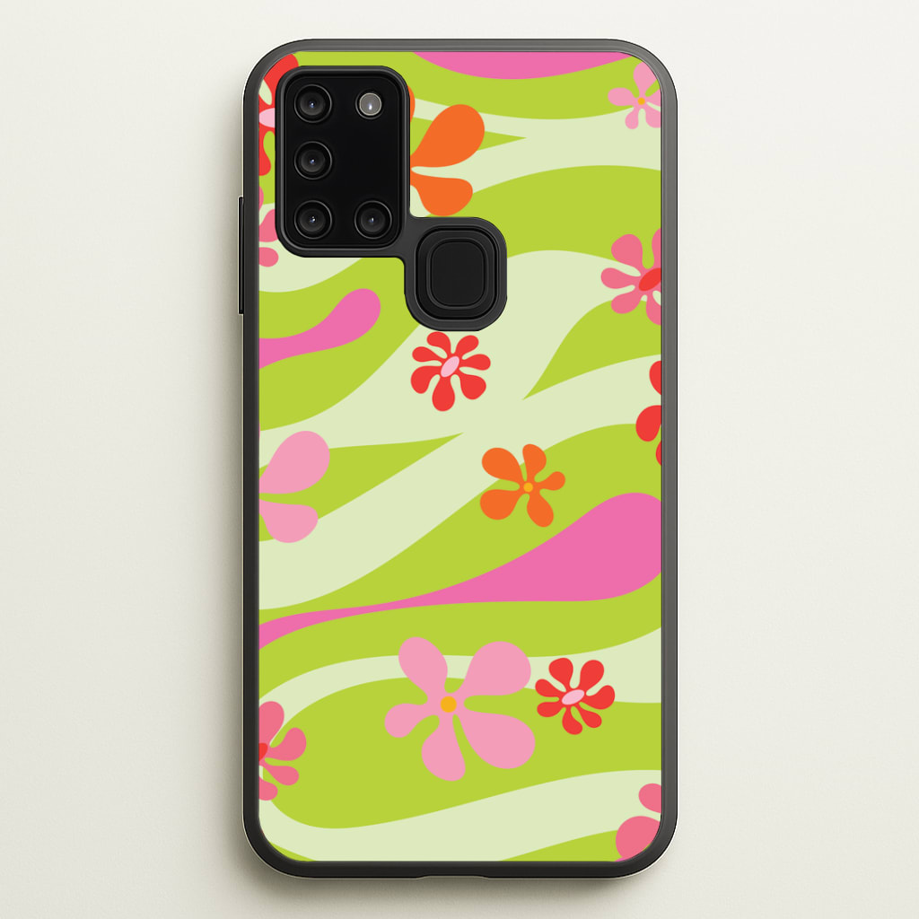 Retro Flowers Pattern Phone Case