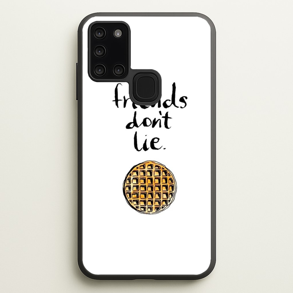 Friends Don't Lie Waffle Phone Case