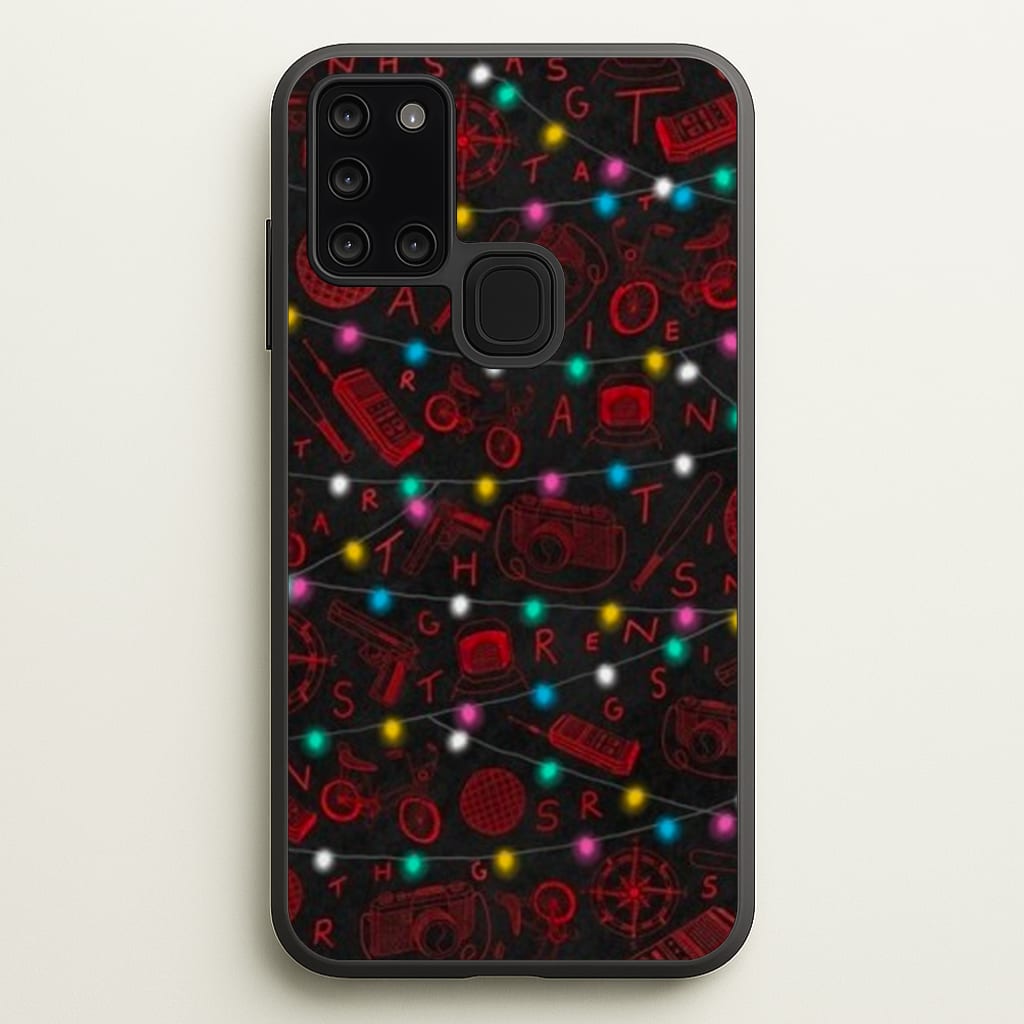 Stranger Red Illustrations Phone Case - Galaxy A21s / Standard