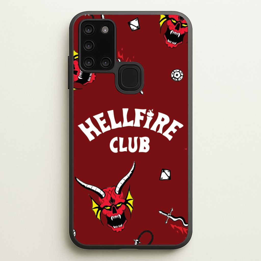 Hellfire Club Icons Collage Red Phone Case