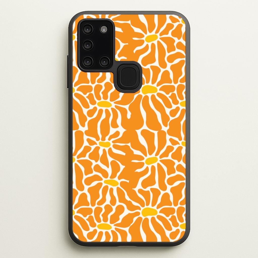 Orange Flowers - Summer Phone Case