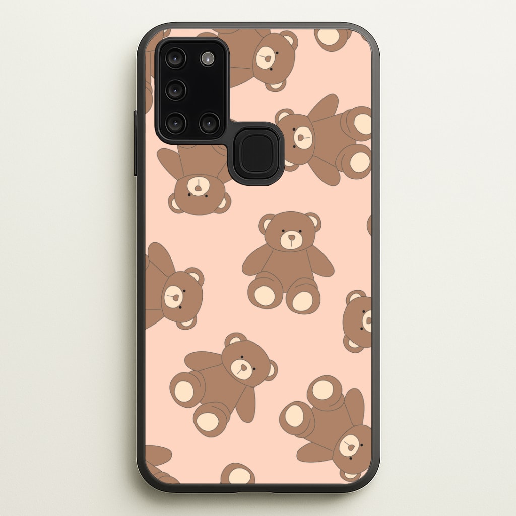 Cartoon Brown Bear Pattern Phone Case
