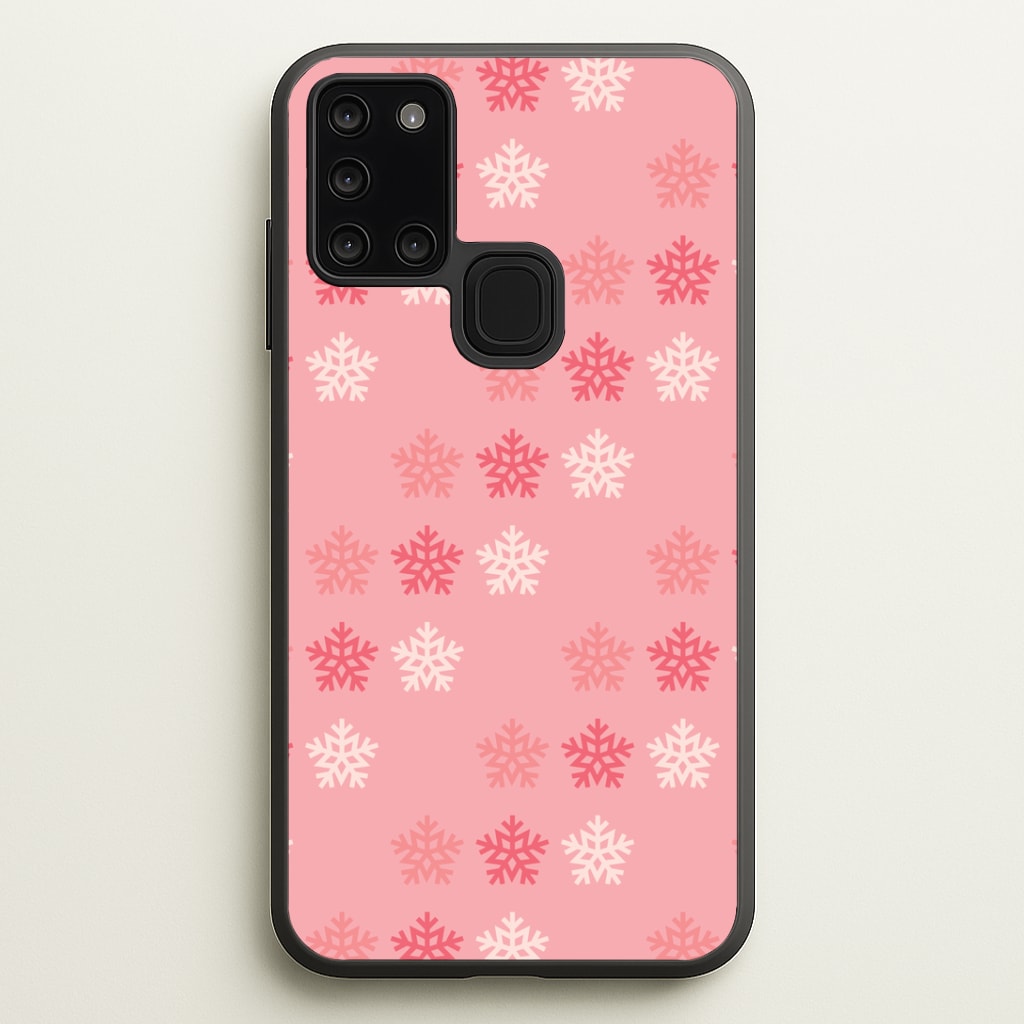 Red Slowflakes Christmas Pattern Phone Case