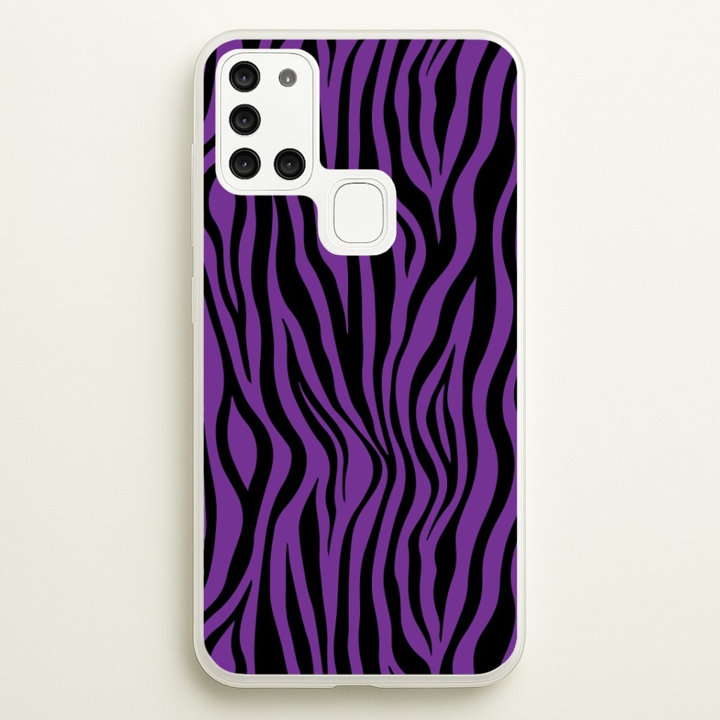 Purple Zebra - Animal Patterns Phone Case
