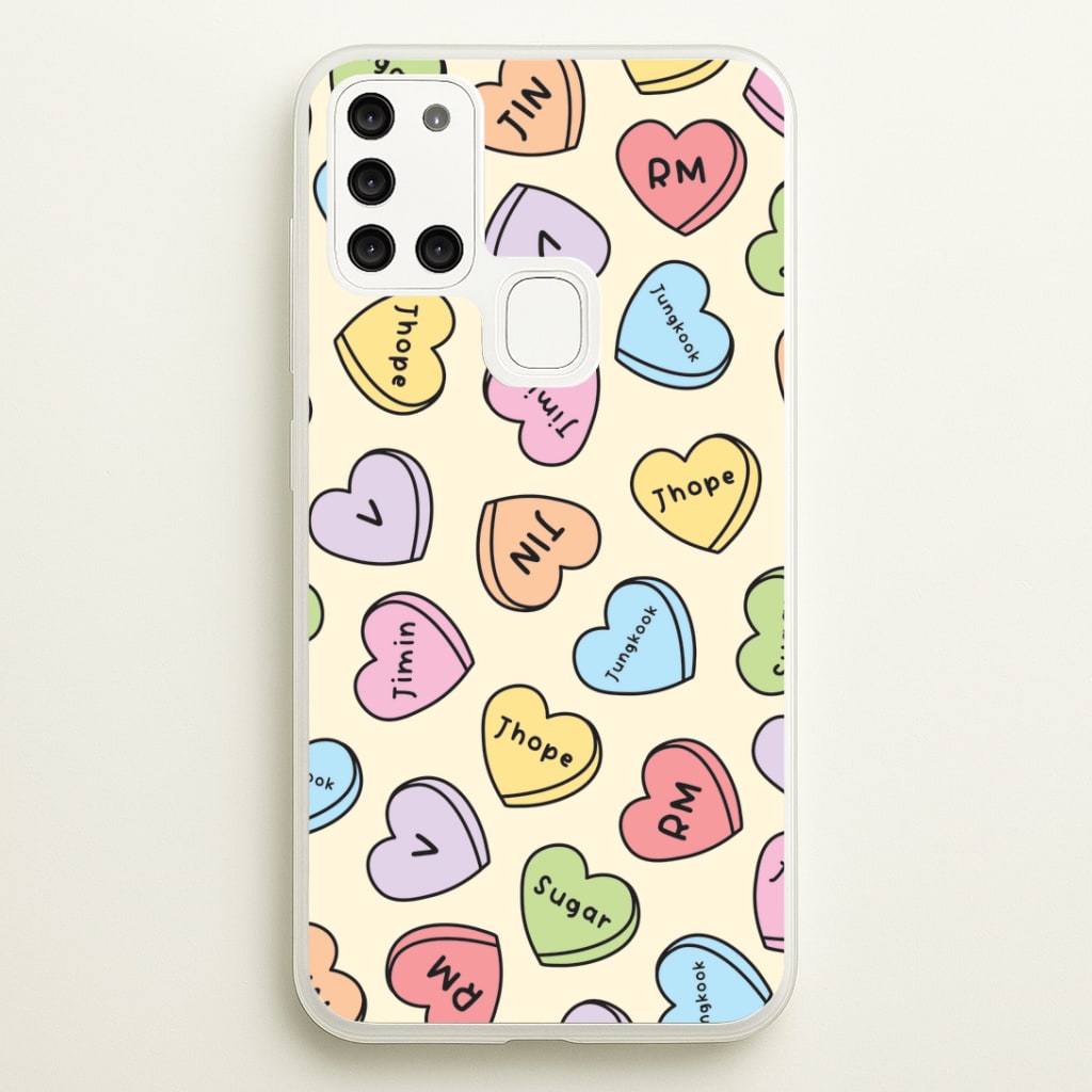 K-Pop Band Members Love Hearts Pattern Phone Case