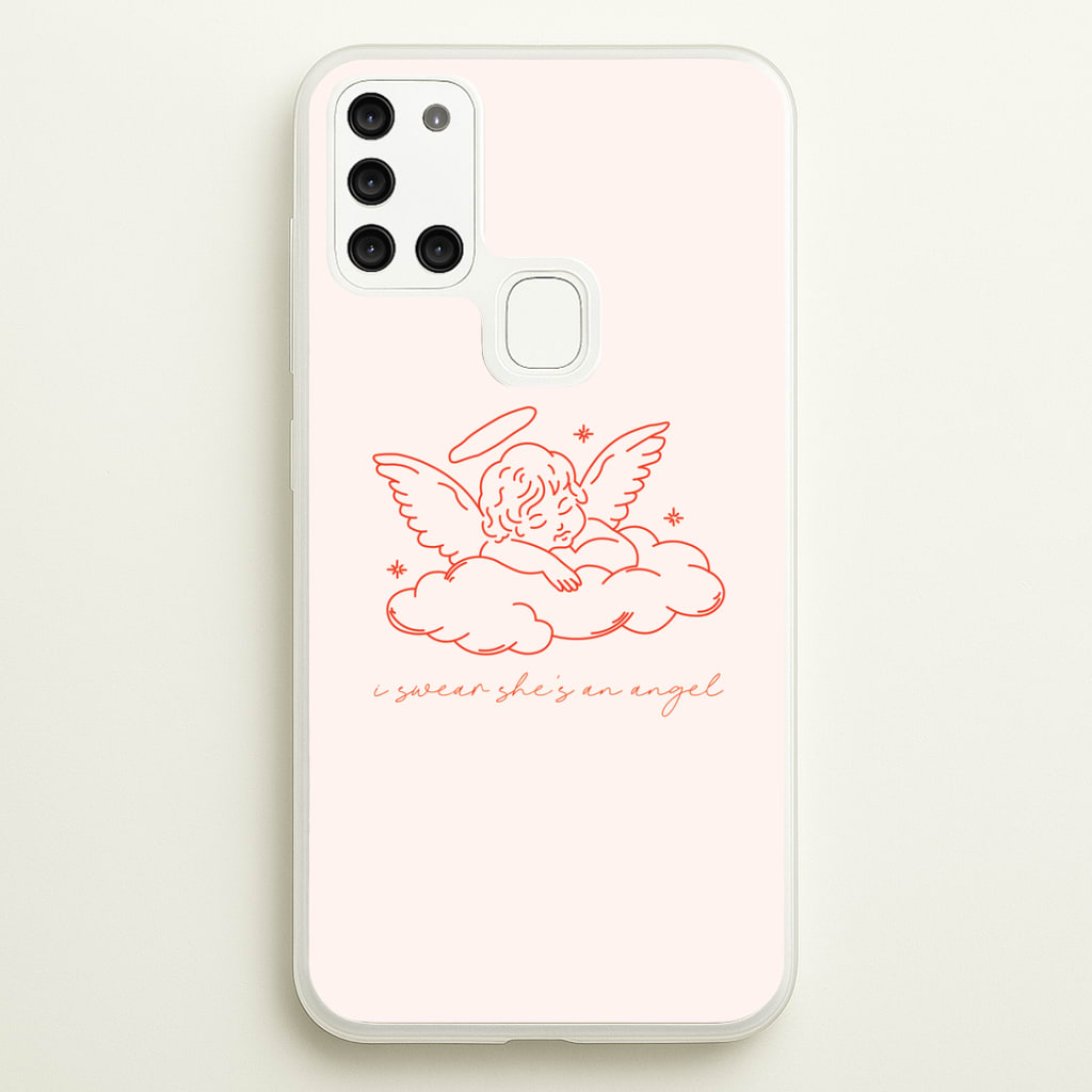 I Swear Shes An Angel - Clean Girl Aesthetic Phone Case