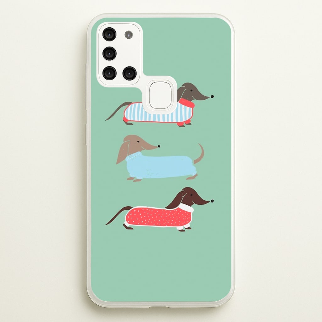 Sausage Dogs in Jumpers Phone Case