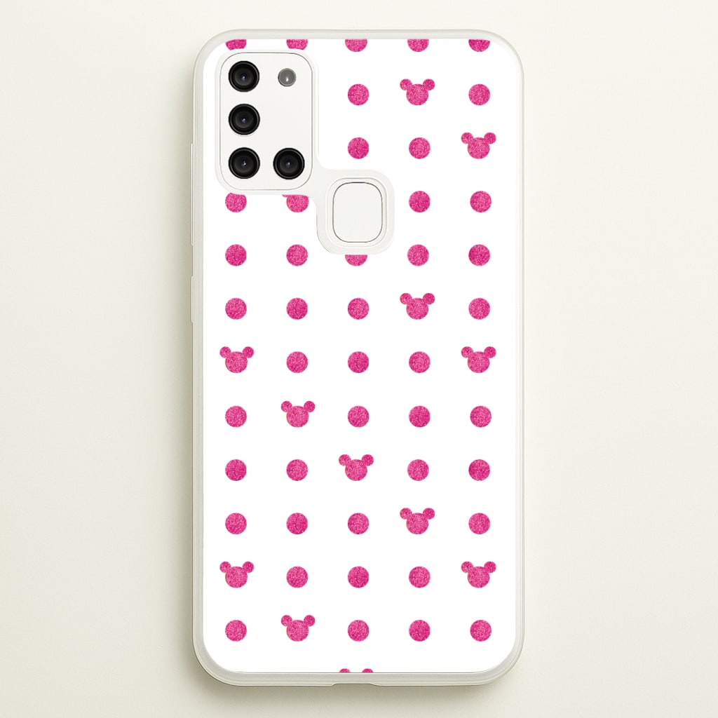 Mickey Polkadot White Fairytale Phone Case