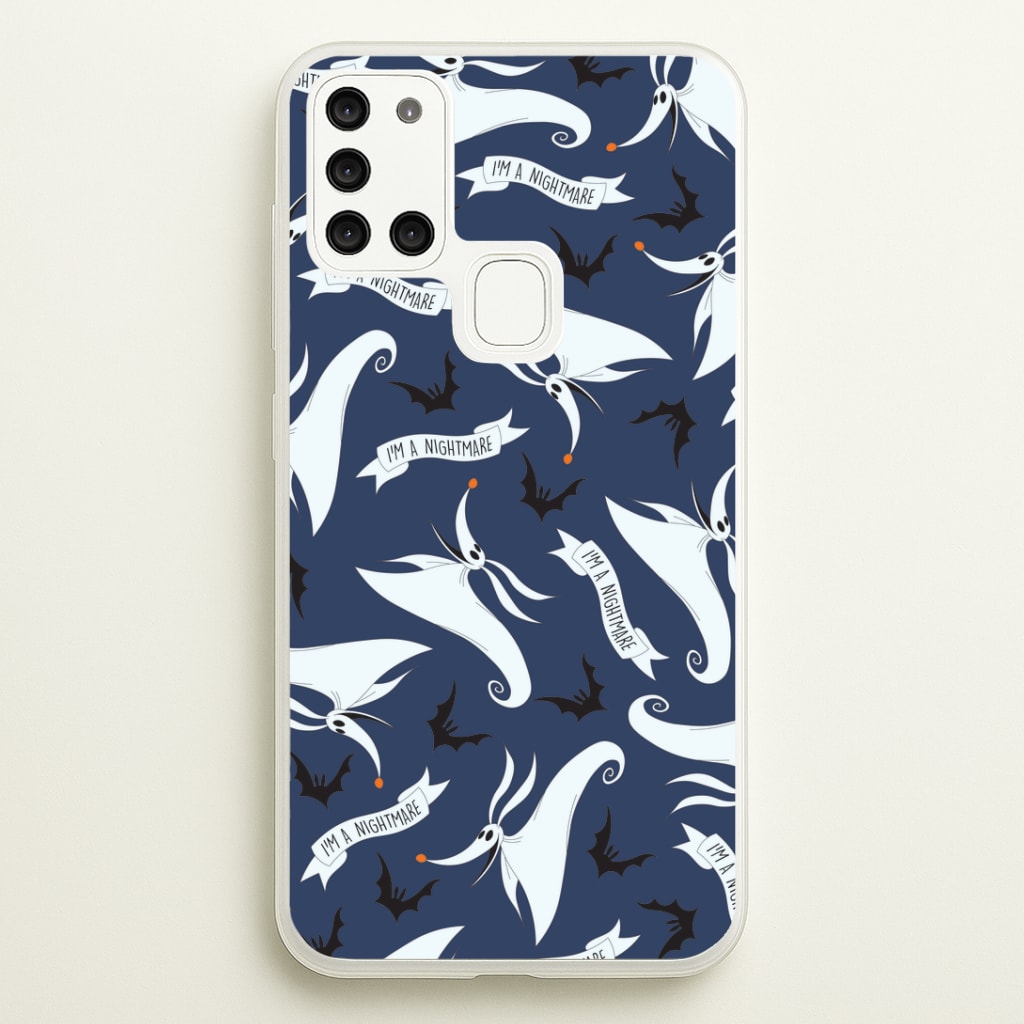 Skeleton Dog And Bats Pattern Phone Case