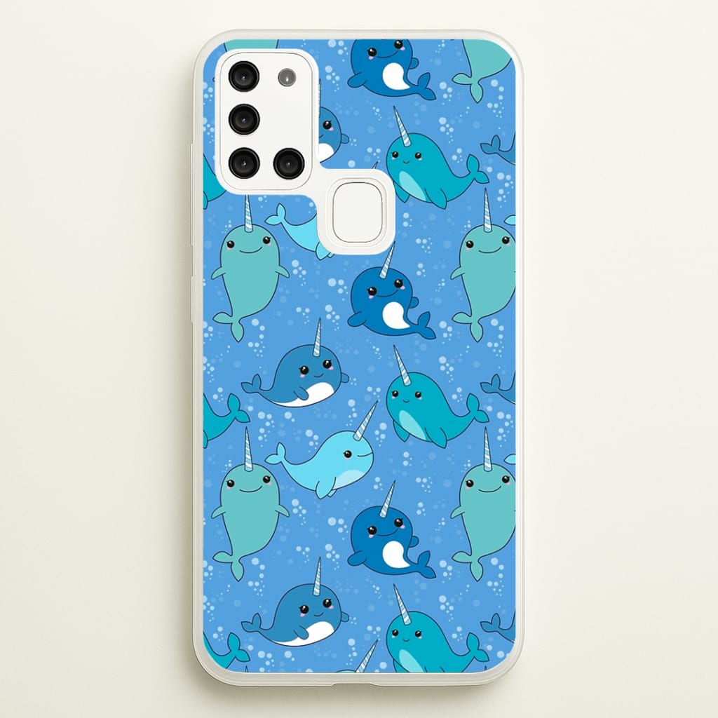 Narwhal Pattern Phone Case