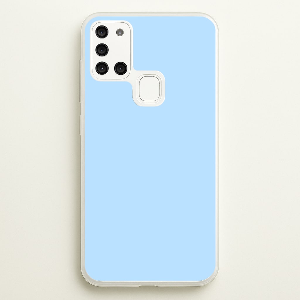 Back To Casics - Pretty Pastels - Plain Blue Phone Case