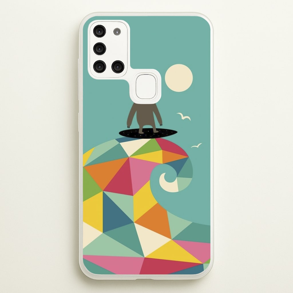 Surfing Sloth Phone Case
